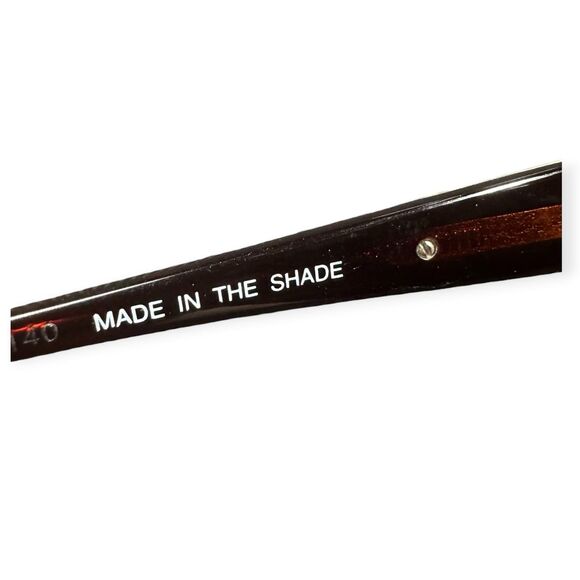 Brighton Made In The Shade Sunglasses‎ Oval Brown Handmade w/ Case Vintage main image 11